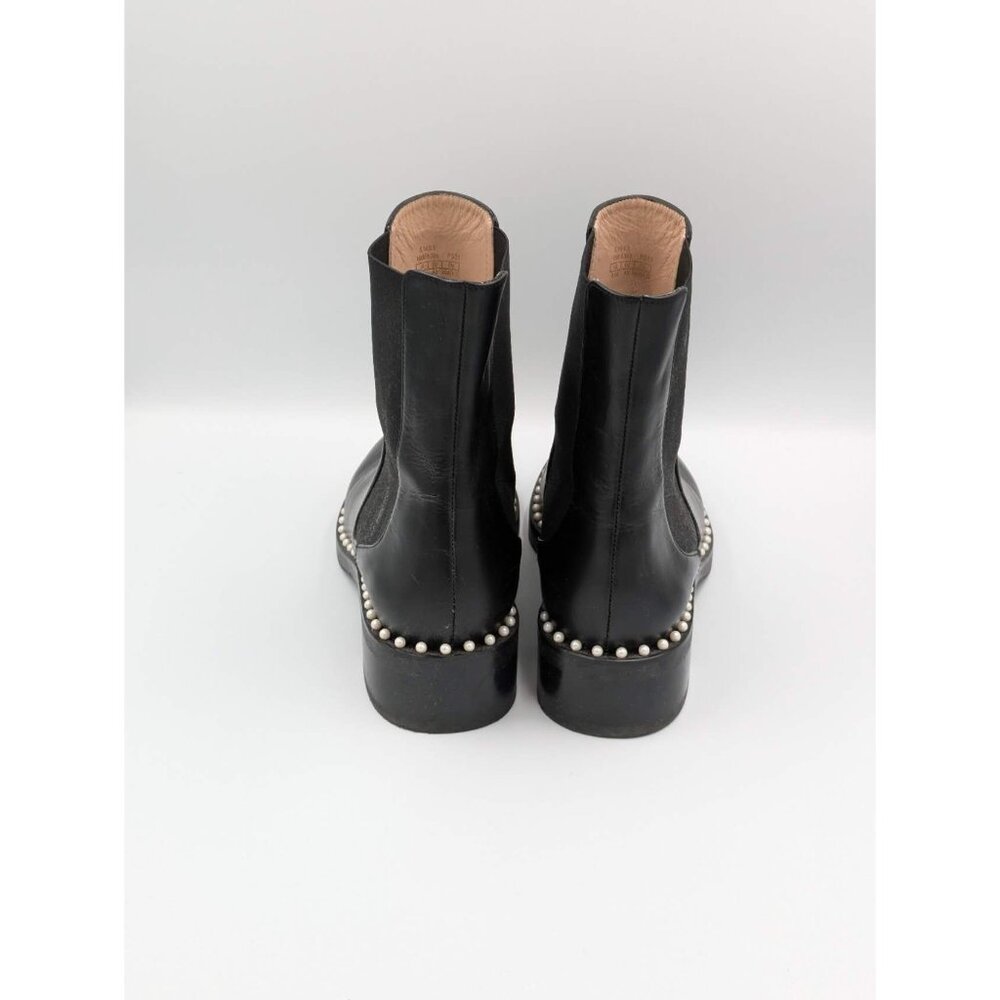 Pre-Owned Stuart Weitzman Cline Pearly Studded Le… - image 5